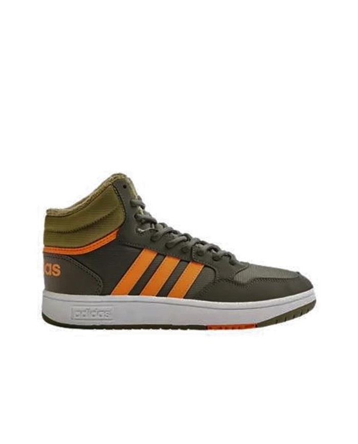 Buty dziecięce adidas Core HOOPS MID 3.0 K GW4486 Zielone - Sklep online Mastersport