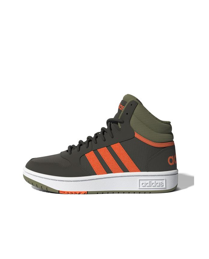 Buty dziecięce adidas Core HOOPS MID 3.0 K GW4486 Zielone - Sklep online Mastersport