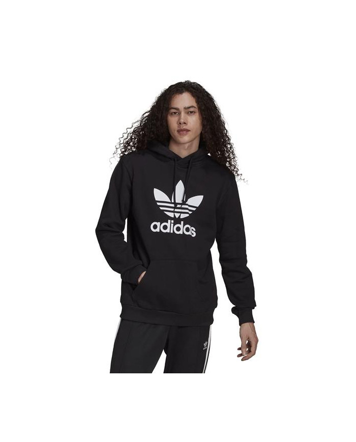 Bluza męska adidas Originals TREFOIL HOODY H06667 Czarna - Sklep online Mastersport