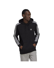 Bluza męska adidas Originals 3 STRIPES HOODY H06676 Czarna - Sklep online Mastersport
