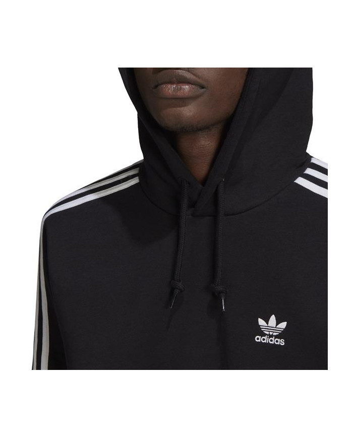 Bluza męska adidas Originals 3 STRIPES HOODY H06676 Czarna - Sklep online Mastersport