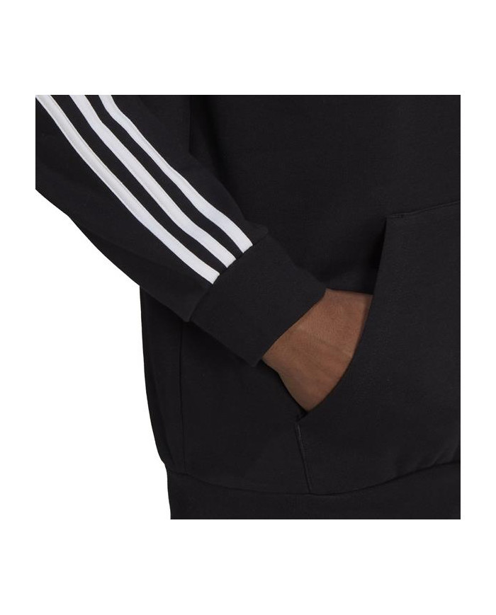 Bluza męska adidas Originals 3 STRIPES HOODY H06676 Czarna - Sklep online Mastersport