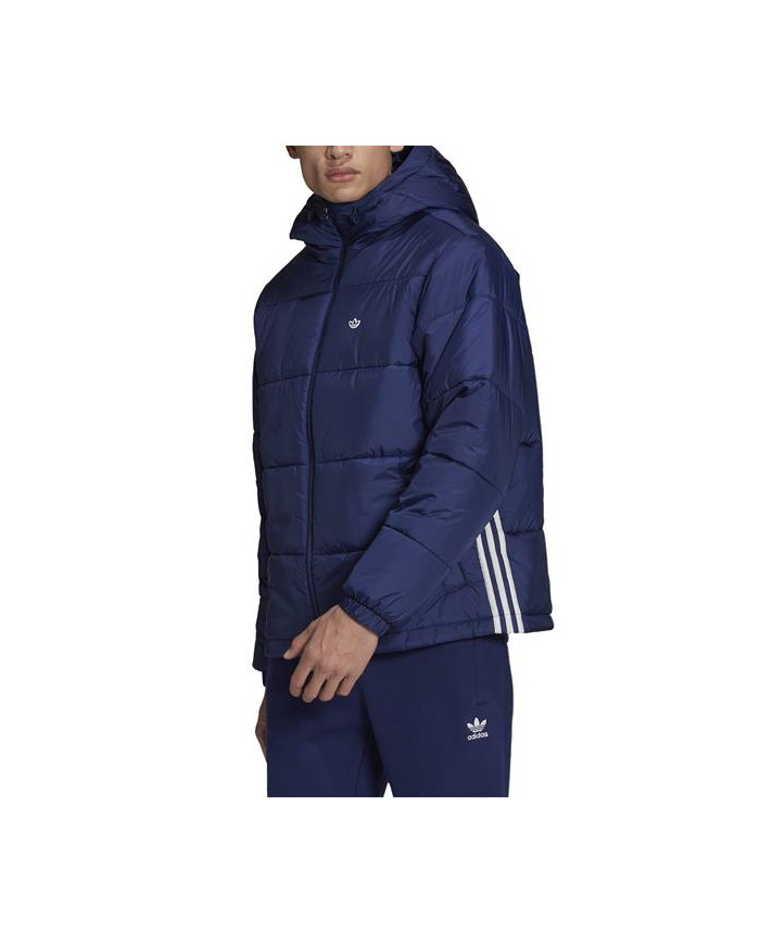Kurtka męska adidas Originals PAD HOODED PUFF H13554 Niebieska - Sklep online Mastersport
