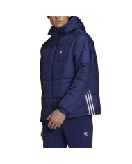 Kurtka męska adidas Originals PAD HOODED PUFF H13554 Niebieska - Sklep online Mastersport