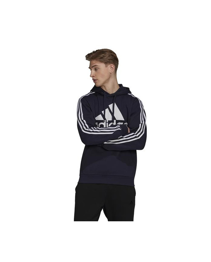 Bluza męska adidas Performance M BL3S FL HD H14642 Niebieska - Sklep online Mastersport