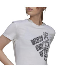 Koszulka damska adidas Performance W VRTCL ZBR G T H14695 Biała - Sklep online Mastersport