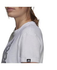 Koszulka damska adidas Performance W VRTCL ZBR G T H14695 Biała - Sklep online Mastersport