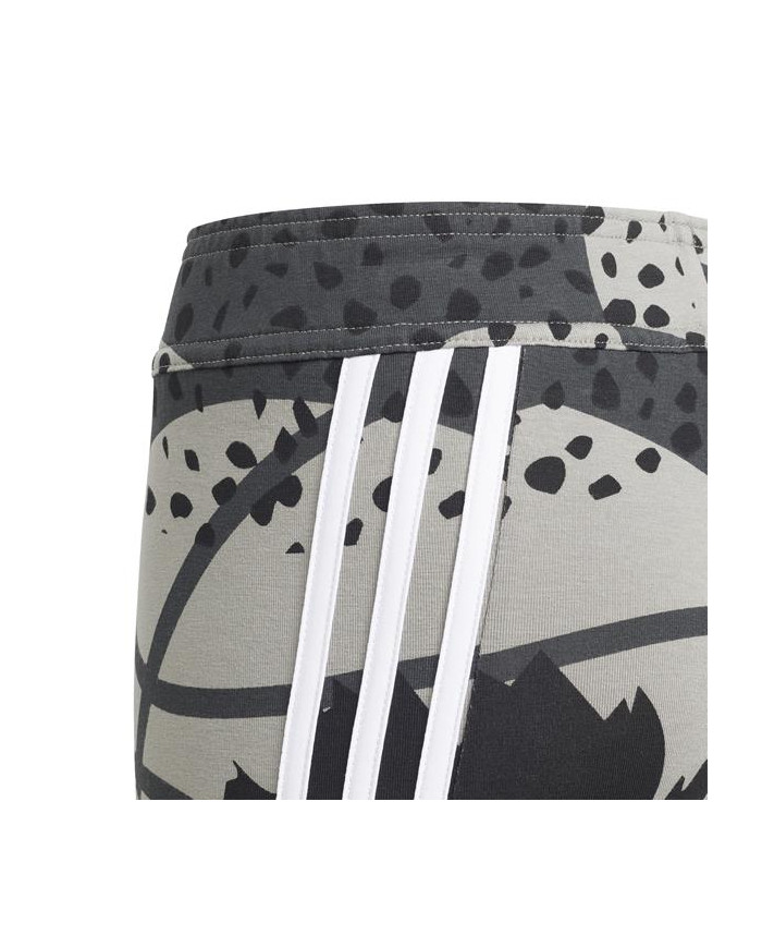 Spodnie dziecięce adidas Performance G FI 3S AOP TIGHT H26604 Szare - Sklep online Mastersport