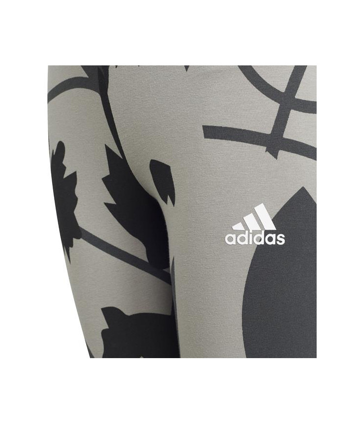 Spodnie dziecięce adidas Performance G FI 3S AOP TIGHT H26604 Szare - Sklep online Mastersport
