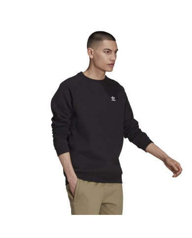 Bluza męska adidas Originals ESSENTIAL CREW H34645 Czarna - Sklep online Mastersport