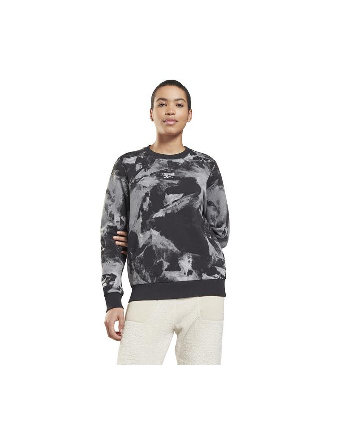 Bluza damska Reebok MYT AOP TIE DYE CREW H59153 Czarna - Sklep online Mastersport
