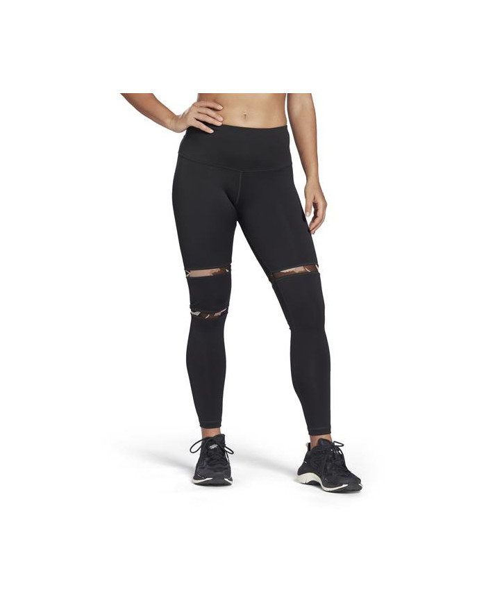 Spodnie damskie Reebok MYT DETAIL POLY TIGHT H65562 Czarne - Sklep online Mastersport