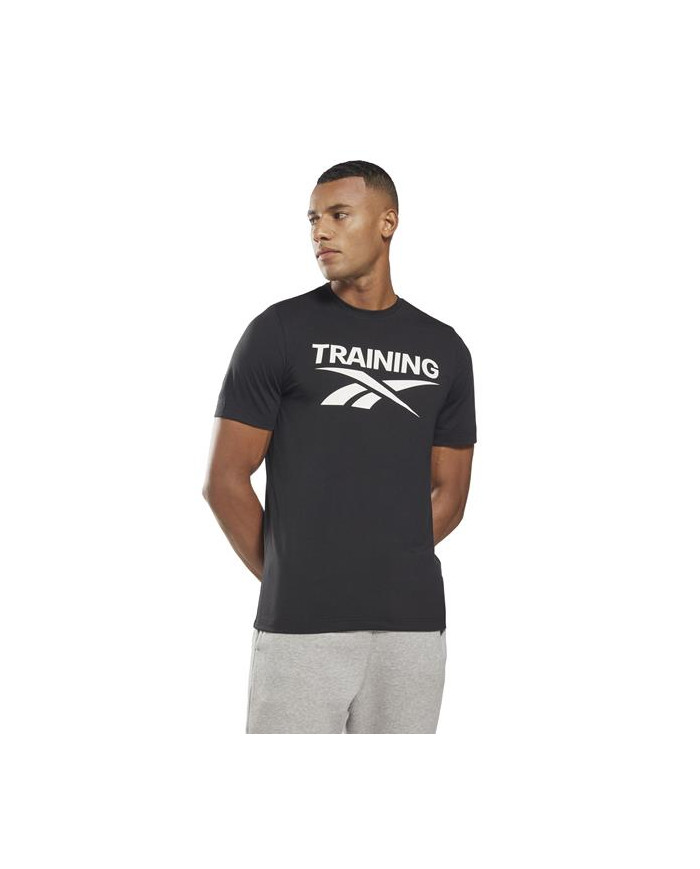 Koszulka męska Reebok GS TRAINING VECTOR HB8534 Czarna - Sklep online Mastersport