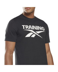 Koszulka męska Reebok GS TRAINING VECTOR HB8534 Czarna - Sklep online Mastersport