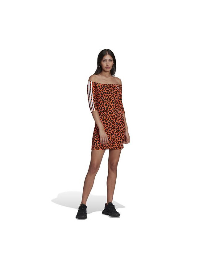 Sukienka damska adidas Originals DRESS HC4466 Pomarańczowa - Sklep online Mastersport