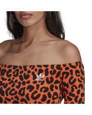 Sukienka damska adidas Originals DRESS HC4466 Pomarańczowa - Sklep online Mastersport