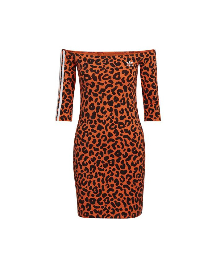 Sukienka damska adidas Originals DRESS HC4466 Pomarańczowa - Sklep online Mastersport