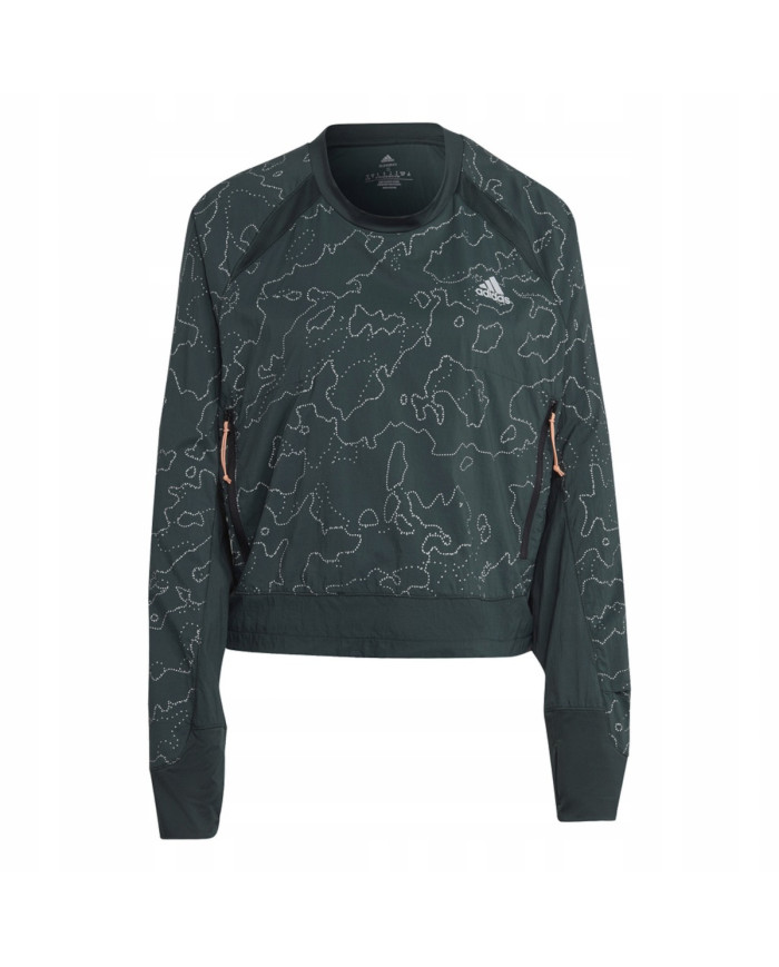 Bluza damska adidas Performance XCITY COVER UP HC6323 Zielona - Sklep online Mastersport