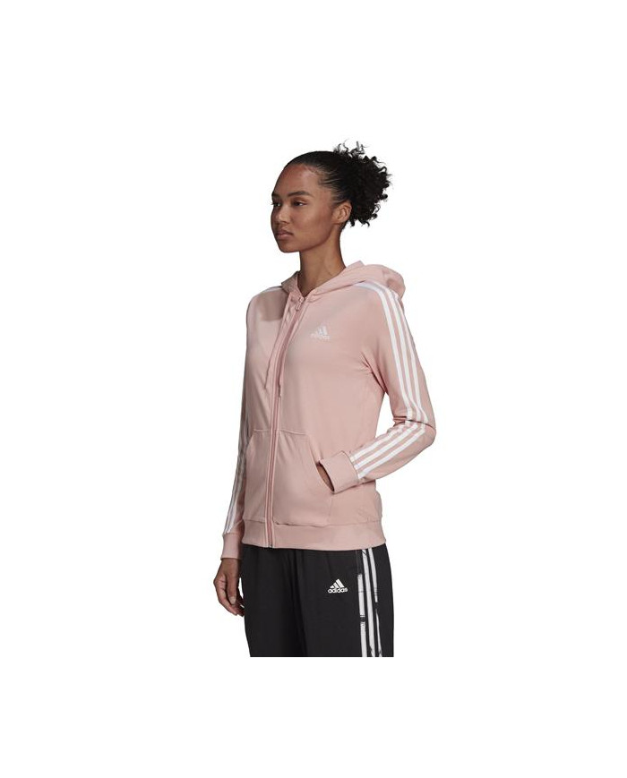 Bluza damska adidas Performance W 3S SJ FZ HD HC9251 Różowa - Sklep online Mastersport
