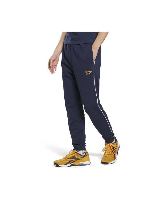 Spodnie męskie Reebok WOR PIPING JOGGER HI0692 Niebieskie - Sklep online Mastersport