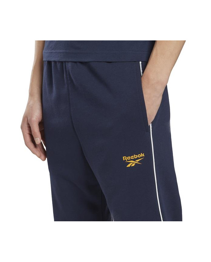 Spodnie męskie Reebok WOR PIPING JOGGER HI0692 Niebieskie - Sklep online Mastersport