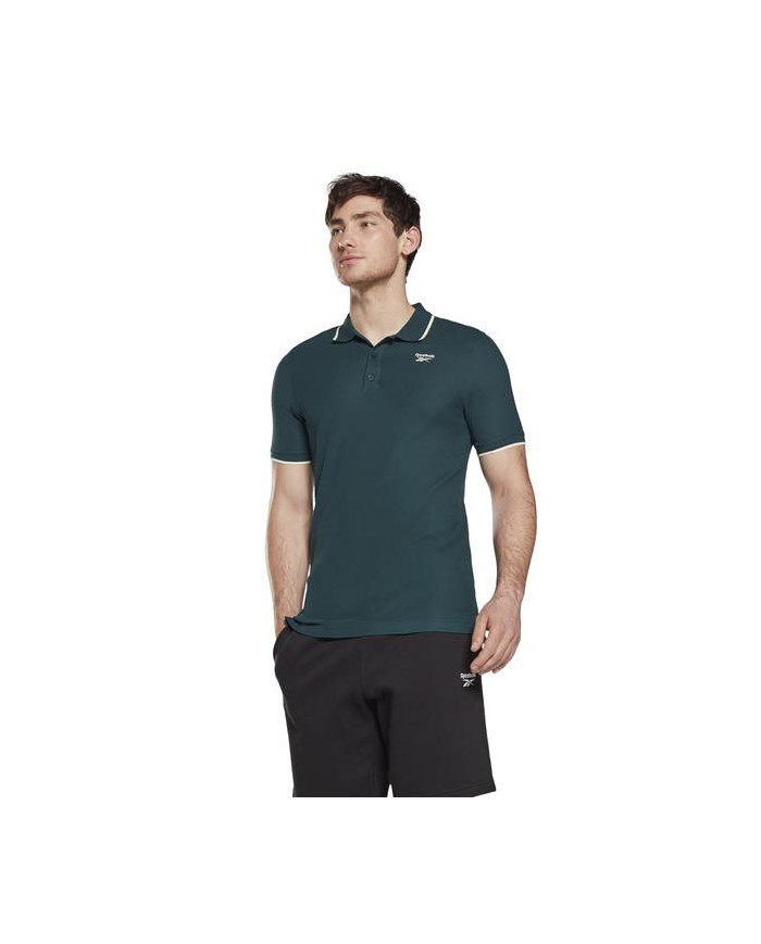 Koszulka męska Reebok RI POLO FORGRN HJ9928 Zielona - Sklep online Mastersport