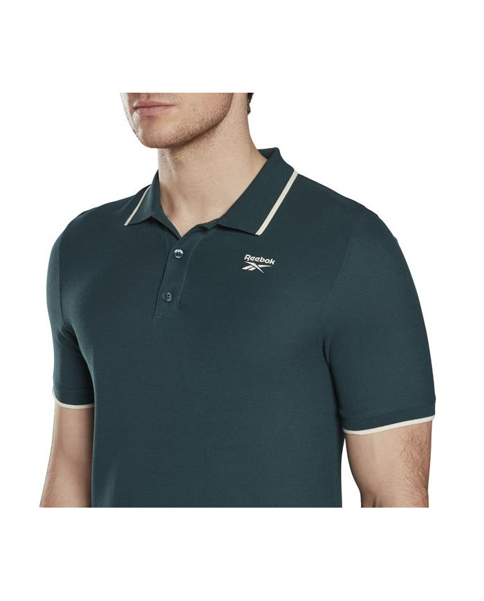 Koszulka męska Reebok RI POLO FORGRN HJ9928 Zielona - Sklep online Mastersport