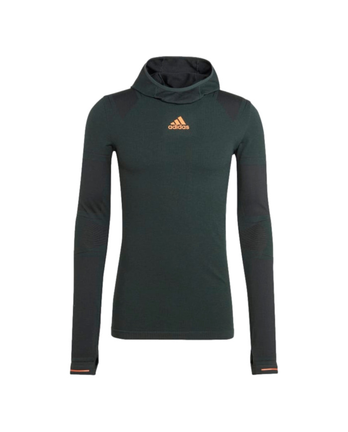 Bluza męska adidas Performance X-CITY LONGSLEE HL3934 Zielona - Sklep online Mastersport