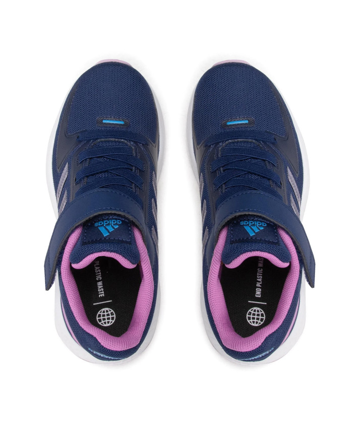Buty dziecięce adidas Performance RUNFALCON 2.0 EL K HR1537 Niebieskie - Sklep online Mastersport