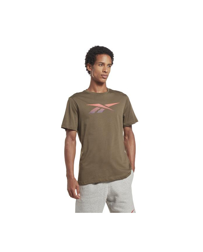 Koszulka męska Reebok RI LOGO TEE HR9030 Brązowa - Sklep online Mastersport