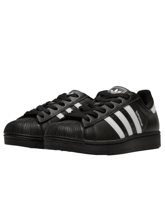 Buty dziecięce adidas Originals SUPERSTAR II J JH9977 Czarne - Sklep online Mastersport