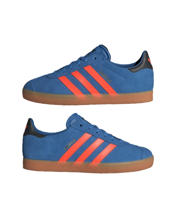 Buty dziecięce adidas Originals GAZELLE J JP7124 Niebieskie - Sklep online Mastersport