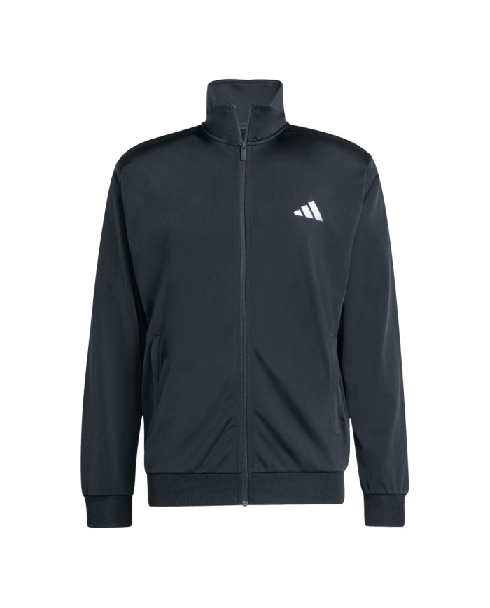 Dres męski adidas Performance BASIC FRENCH TRACKSUIT KB5269 Czarny - Sklep online Mastersport