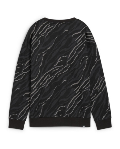 Bluza damska Puma ESS+ ANIMAL AOP CREW FL 68149101 Czarna - Sklep online Mastersport