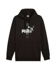 Bluza męska Puma POWER GRAPHIC HOODIE FL 68174101 Czarna - Sklep online Mastersport