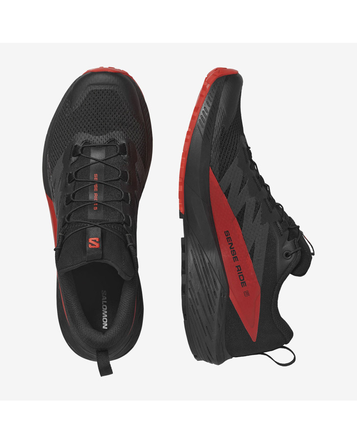 Buty męskie Salomon SENSE RIDE 5 L47214300 Czarne - Sklep online Mastersport