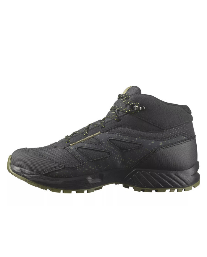Buty dziecięce Salomon OUTWAY MID CS WP JR L47283500 Czarne - Sklep online Mastersport
