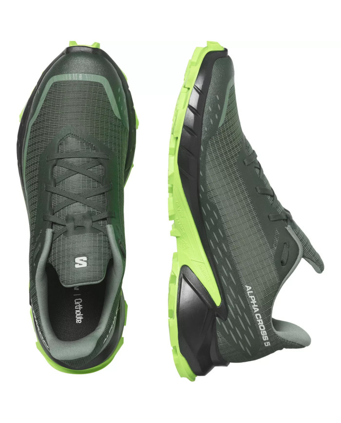 Buty męskie Salomon ALPHACROSS 5 L47311700 Zielone - Sklep online Mastersport