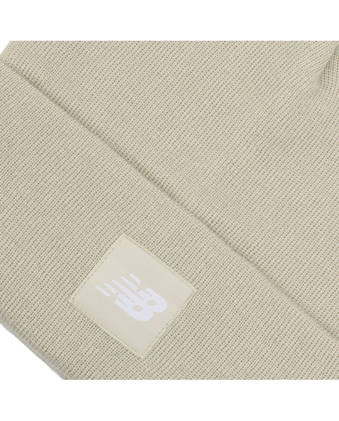 Czapka New Balance CUFFED BEANIE FLYING NB LOGO LAH13034TWF Beżowa - Sklep online Mastersport