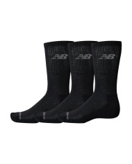 Skarpetki męskie New Balance PERFORMANCE BASIC CREW 3 PACK LAS51423BK Czarne - Sklep online Mastersport