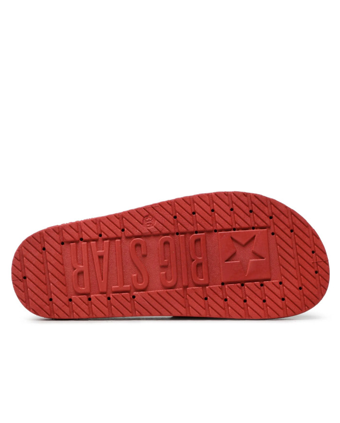 Klapki damskie Big Star BIG MAG LL274430 Czerwone - Sklep online Mastersport