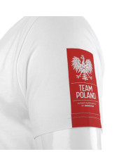 Koszulka męska Monotox TEAM POLAND LABEL WHITE M-TS-07TP-02 Biała - Sklep online Mastersport