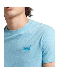 Koszulka męska Superdry VINTAGE LOGO EMB TEE M1011245A5WW Niebieska - Sklep online Mastersport