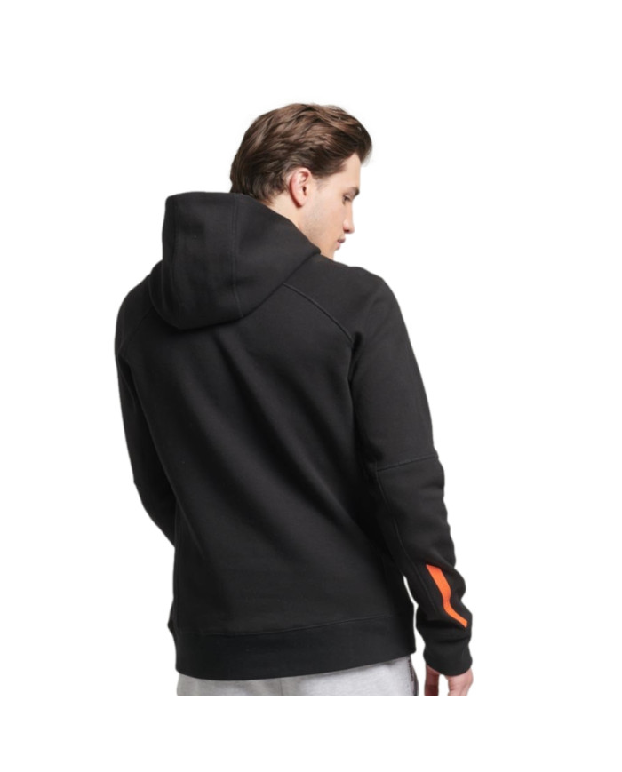 Bluza męska Superdry CODE TECH RELAXED HOOD M2013084A02A Czarna - Sklep online Mastersport
