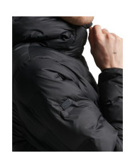 Kurtka męska Superdry SHORT QUILTED PUFFER COAT M5011811A02A Czarna - Sklep online Mastersport