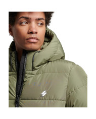 Kurtka męska Superdry HOODED SPORTS PUFFR JACKET M5011827A8MI Zielona - Sklep online Mastersport