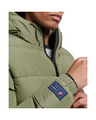 Kurtka męska Superdry HOODED SPORTS PUFFR JACKET M5011827A8MI Zielona - Sklep online Mastersport