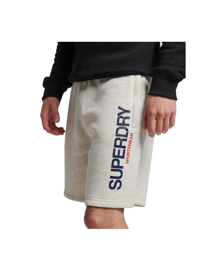 Szorty męskie Superdry CODE SPORTSWEAR LOOSE SHORT M7110392AJAR Szare - Sklep online Mastersport