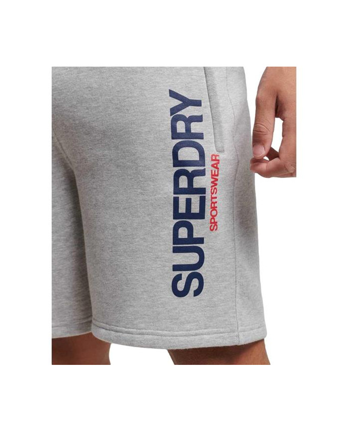 Szorty męskie Superdry CODE SPORTSWEAR LOOSE SHORT M7110392AJAR Szare - Sklep online Mastersport