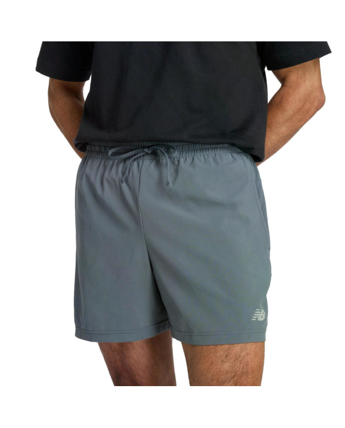 Szorty męskie New Balance SPORT ESSENTIALS SHORT 5" MS41227GT Szare - Sklep online Mastersport